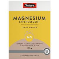 Swisse Ultiboost Magnesium 300mg 60 Effervescent Tablets