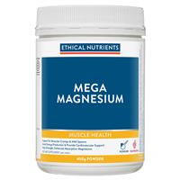 Ethical Nutrients Mega Magnesium 450g Powder Raspberry