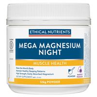 Ethical Nutrients Mega Magnesium Night 126g Powder