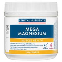 Ethical Nutrients Mega Magnesium 200g Powder Raspberry