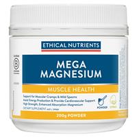 Ethical Nutrients Mega Magnesium 200g Powder Citrus