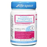 Life-Space Probiotic + Pregnancy & Breastfeeding 50 Capsules