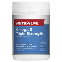 Nutra-Life Omega 3 Triple Strength Odourless 150 Capsules