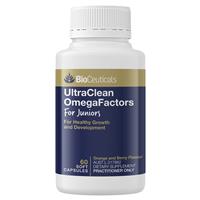 Bioceuticals UltraClean OmegaFactors For Juniors 60 Capsules