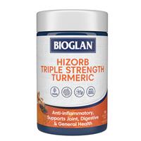 Bioglan Hi-Zorb Triple Strength Turmeric 100 Tablets