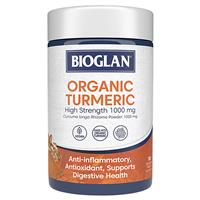 Bioglan Organic Turmeric 1000mg 100 Tablets