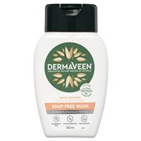 DermaVeen Daily Nourish Soap-Free Wash for Dry & Sensitive Skin 250mL