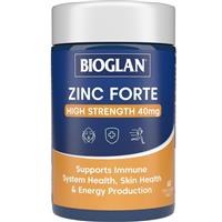 Bioglan Zinc Forte High Strength 40mg 60 Tablets