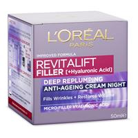 L’Oreal Paris Revitalift Filler [HA] Night Moisturiser 50ml