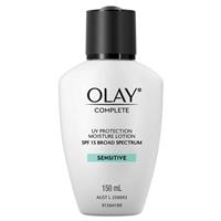 Olay Complete UV Protection Moisturiser Lotion Sensitive SPF15 150mL