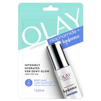 Olay Luminous Niacinamide + Hyaluronic Sheet Mask