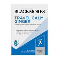 Blackmores Travel Ginger 45 Tablets