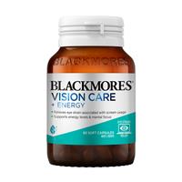 Blackmores Vision Care + Energy 60 Capsules