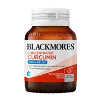 Blackmores Concentrated Curcumin + Pain Relief 40 Tablets