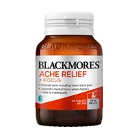 Blackmores Ache Relief + Focus 60 Tablets