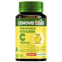 Cenovis Kids Chewable Vitamin C 250mg Lemonade 150 Tablets