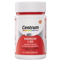 Centrum Energise & Go 50 Capsules