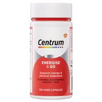 Centrum Energise & Go 100 Capsules