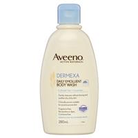 Aveeno Dermexa Daily Emollient Fragrance Free Body Wash 280ml