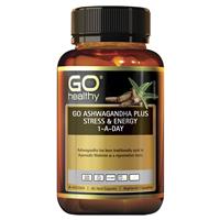 GO Healthy Ashwagandha Plus Stress & Energy 1-A-DAY 60 Hard Capsules