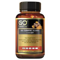 GO Healthy Turmeric 30000+ 1 A Day 30 Vege Capsules