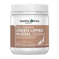 Healthy Care New Zealand Green Lipped Mussel 250 Capsules