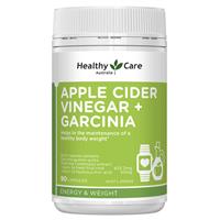 Healthy Care Apple Cider Vinegar + Garcinia 90 Capsules