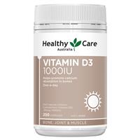 Healthy Care Vitamin D3 1000IU 250 softgel Capsules