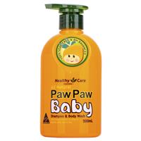 Healthy Care All Natural Paw Paw Baby Shampoo and Body Wash 500ml