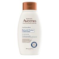 Aveeno Fresh Greens Blend Natural Volumising Conditioner for Fine Hair 354mL