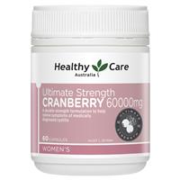 Healthy Care Ultimate Strength Cranberry 60000mg 60 Capsules