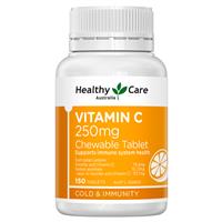 Healthy Care Vitamin C 250mg 150 Chewable Tablets