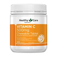 Healthy Care Vitamin C 500mg 300 Chewable Tablets