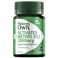 Nature’s Own Activated Methyl B12 60 Mini Tablets