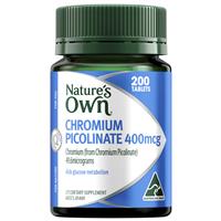 Nature’s Own Chromium Picolinate 400mcg 200 Tablets