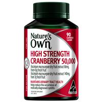 Nature’s Own High Strength Cranberry 50,000mg 90 Capsules