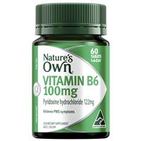 Nature’s Own Vitamin B6 100mg 60 Tablets