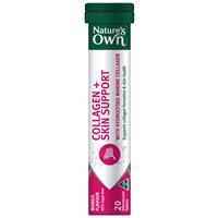 Nature’s Own Collagen + Skin Support Effervescent 20 Tablets