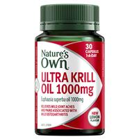 Nature’s Own Ultra Krill Oil 1000mg Omega 3 30 Capsules