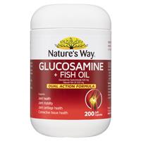 Nature’s Way Glucosamine + Fish Oil 200 Soft Capsules