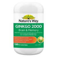 Nature’s Way Ginkgo 2000 Brain & Memory 120 Tablets