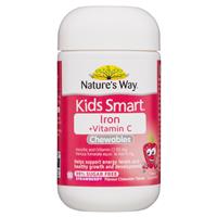 Nature’s Way Kids Smart Iron Chewable 50 Tablets