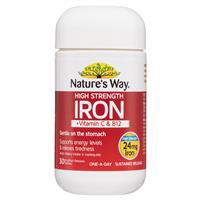 Nature’s Way High Strength Iron 30 Tablets