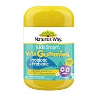 Nature’s Way Kids Smart Vita Gummies Probiotic + Prebiotic 50 Pastilles