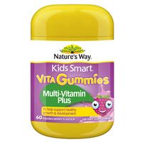 Nature’s Way Kids Smart Vita Gummies Multi-Vitamin + Vegies 60 Pastilles