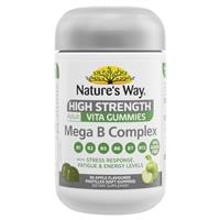 Nature’s Way Adult Vita Gummies High Strength Mega B Complex 50 Pastilles