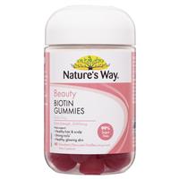 Nature’s Way Beauty Biotin Gummies 40 Pastilles