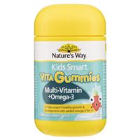 Nature’s Way Kids Smart Vita Gummies Multi + Omega 50 Pastilles