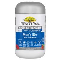 Nature’s Way Adult Vita Gummies High Stength 50+ Mens Multi 60 Gummies