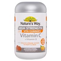 Nature’s Way Adult Vita Gummies Sugar Free High Strength Vitamin C 65 Gummies